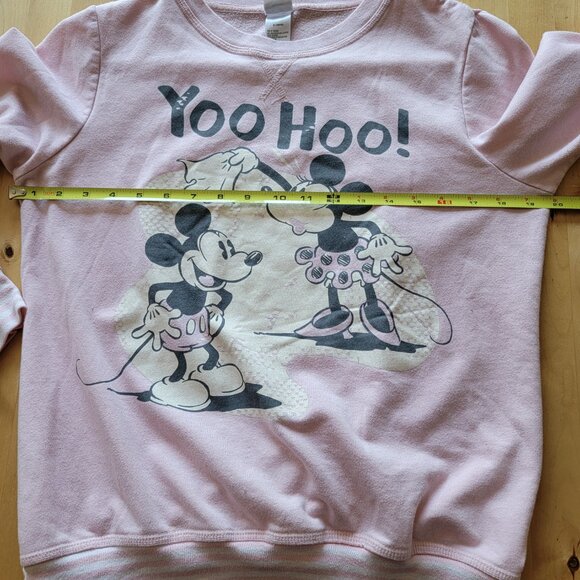 Disney Women's M Pink Mickey Minnie YOOHOO Sleep Pullover Sleepwear Medium - Picture 8 of 8